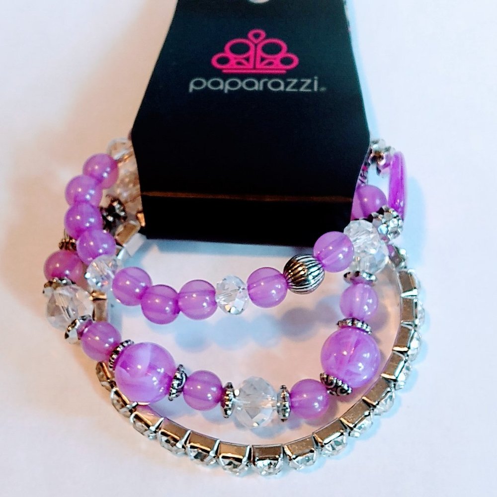 Purple bracelets